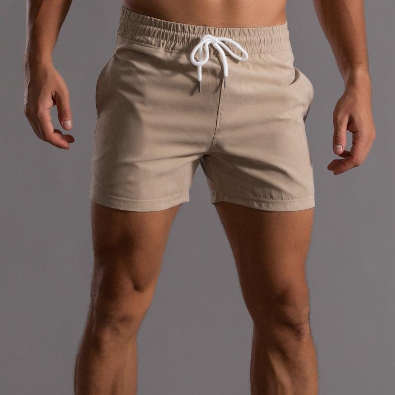 Mens Quick Dry Elastic Waist Sports Beach Shorts 28014470Z