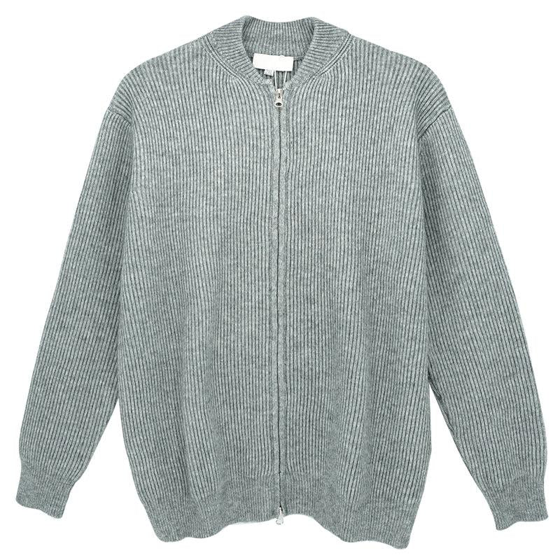 Mens Casual Loose Solid Knit Cardigan 25310549Y