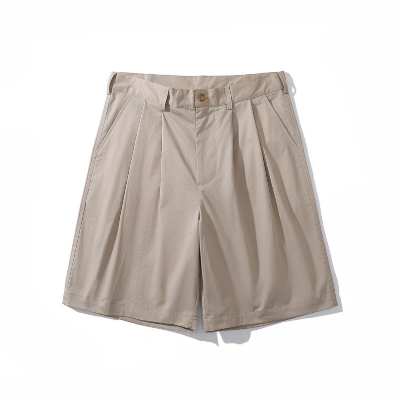 Mens Cotton Solid Straight Casual Shorts 63271469Z