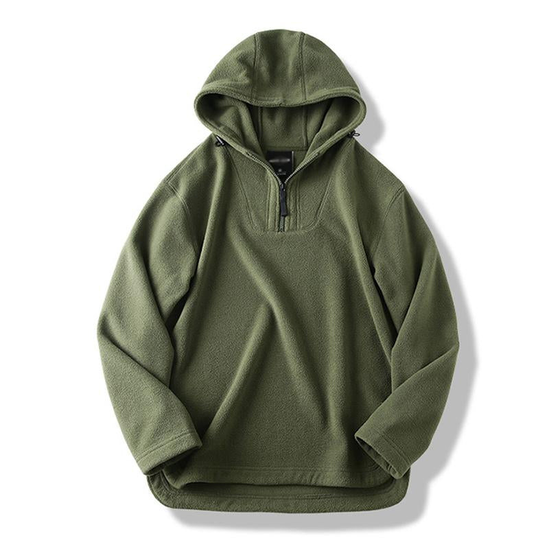 Mens Loose Solid Color Pullover Sports Hoodie 54281090X