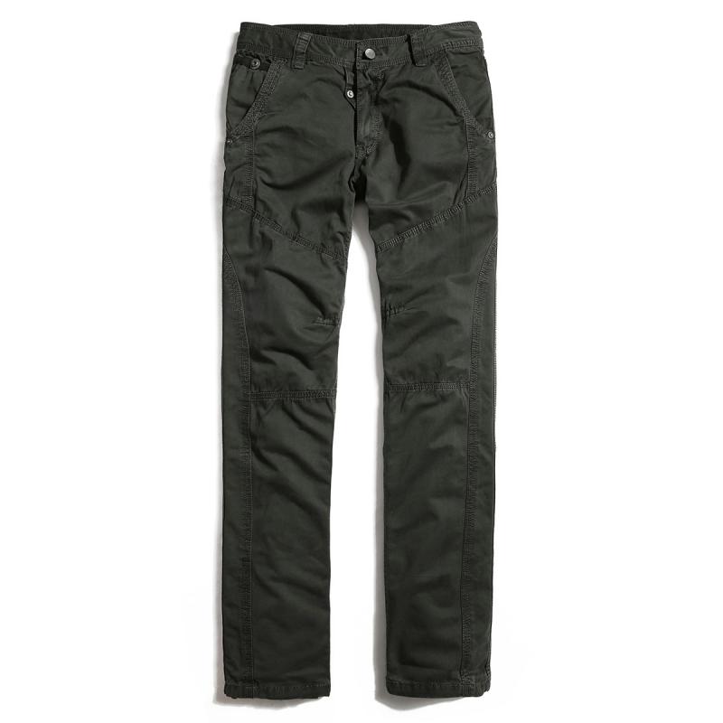 Mens Solid Loose Straight Stitching Cotton Cargo Pants 80913049Z